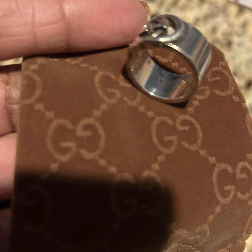 Gucci Stamped Sterling Silver Band👀🥳🥳❌❌ - Picture 4 of 5